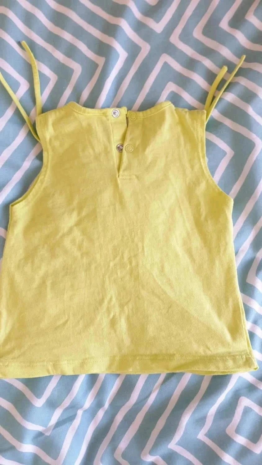 T-shirt Zara fluo geel 12-18 maanden – photo 4